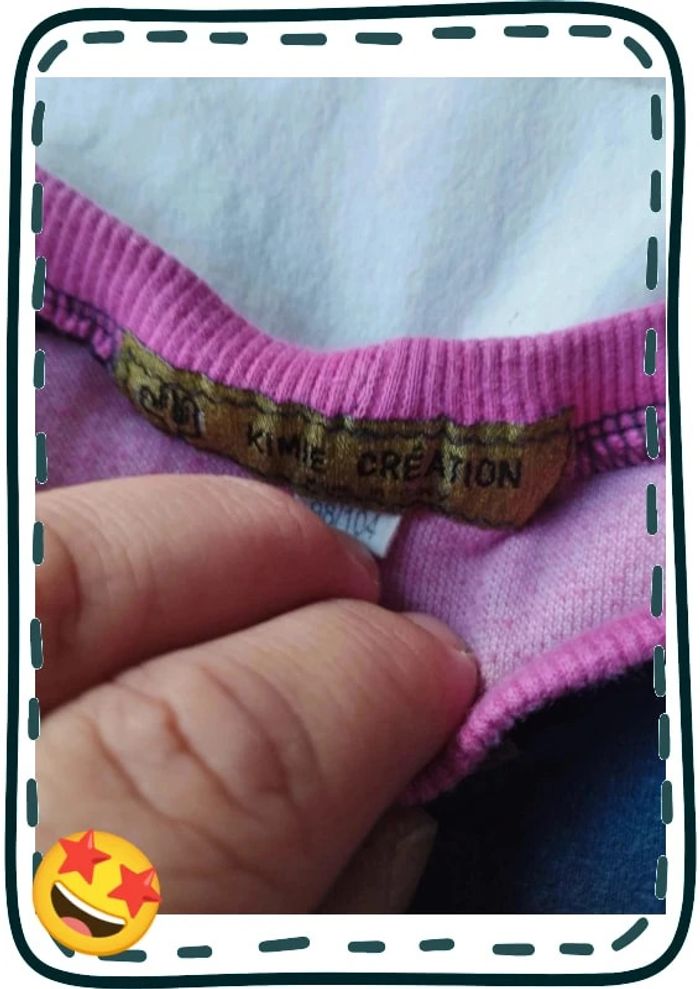 Pyjama chaud en sweat et velours motifs cerise 🍒 taille 4 ans - photo numéro 3