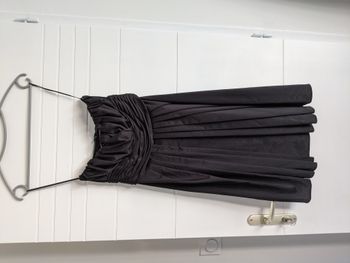 Robe de soirée noire bustier