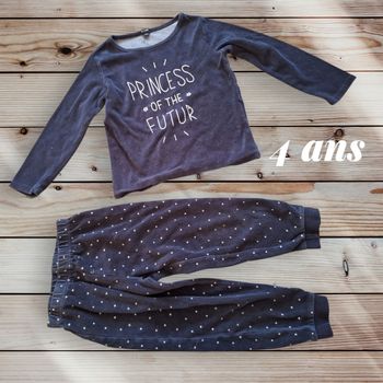 Ensemble pyjamas velours