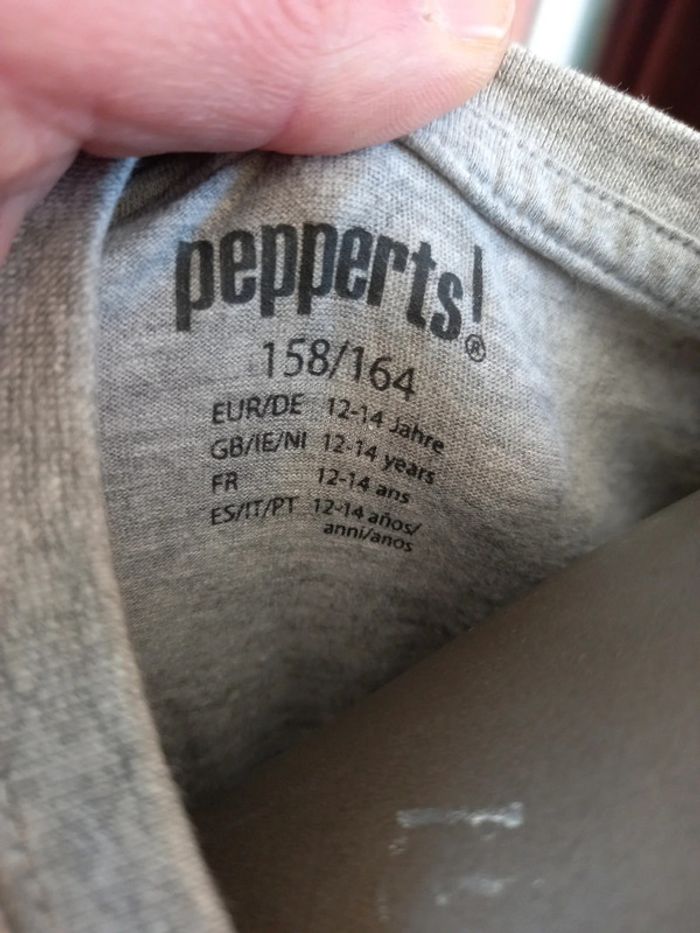 T-shirt pepperts 12/14 ans gris - photo numéro 4
