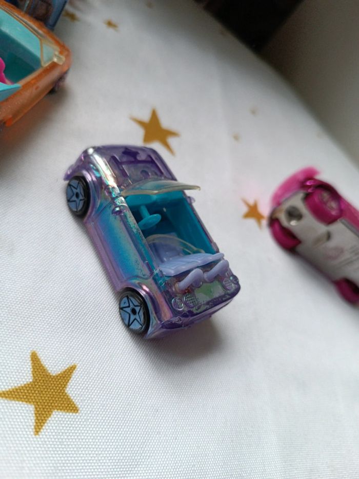 Voiture car Polly pocket miniature mini poupée doll 58 34 12 1 36 59 rose bleu orange violette - photo numéro 18
