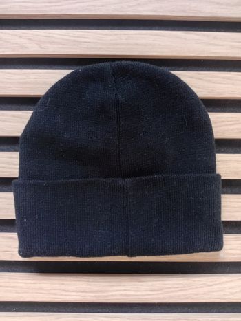 Bonnet hiver mixte tout noir