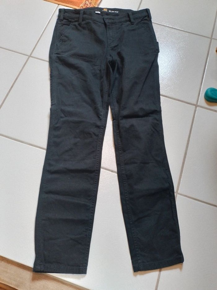 Pantalon femme noir droit Carhartt - photo numéro 9