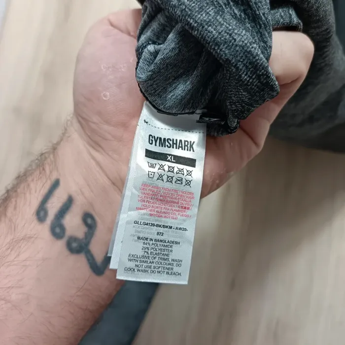 Legging gymshark femme XL noir gris - photo numéro 7