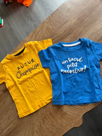 Lot t-shirts bébé garçon
