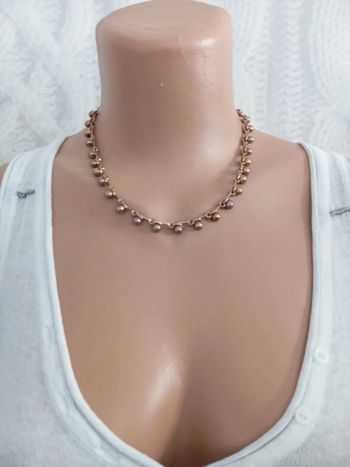 Collier boules tout métal