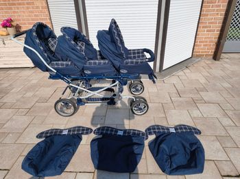Poussette triple inglesina 