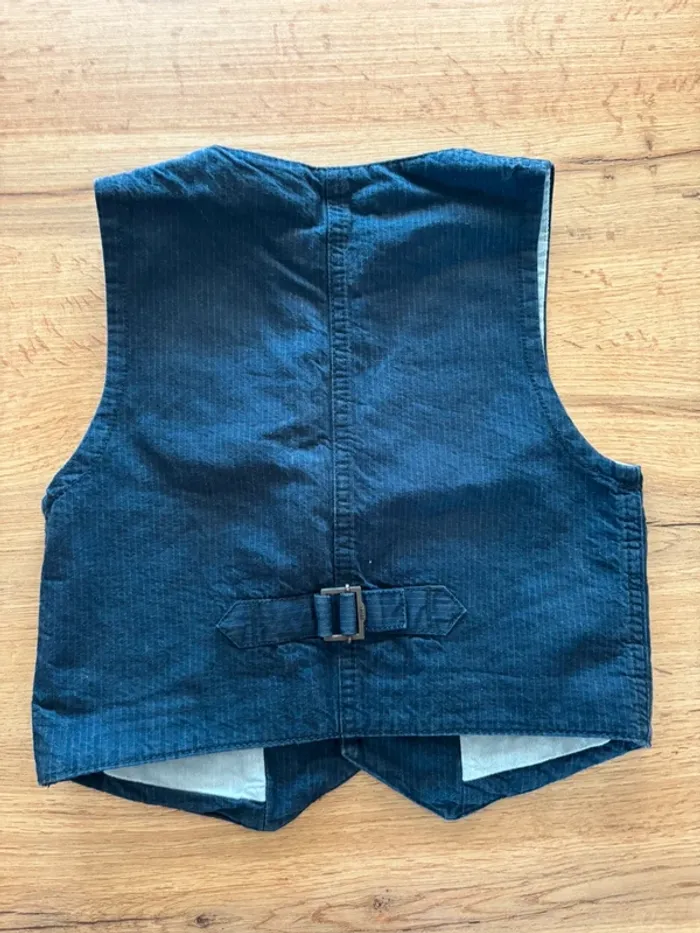 Gilet sans manche garçon bleu H&M 7 8 ans - photo numéro 3
