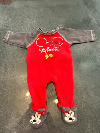 Pyjama Grenouillère  Minnie Mickey T 3 mois