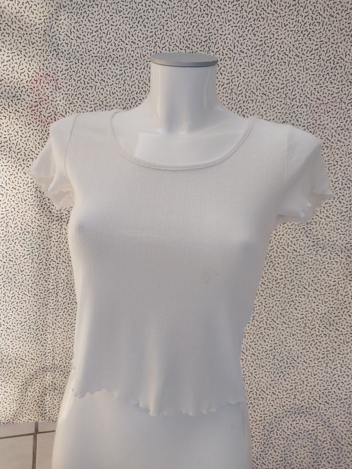 T-shirt femme H&M Divided – Blanc - photo numéro 5