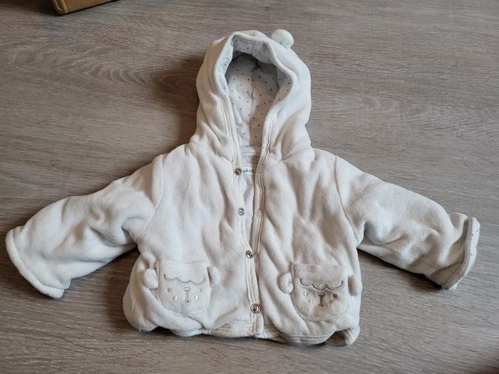 Manteau à capuche molletonné