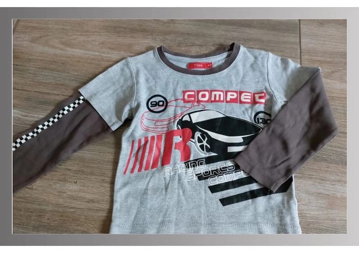 Tee shirt tissaia manches longues 4 ans