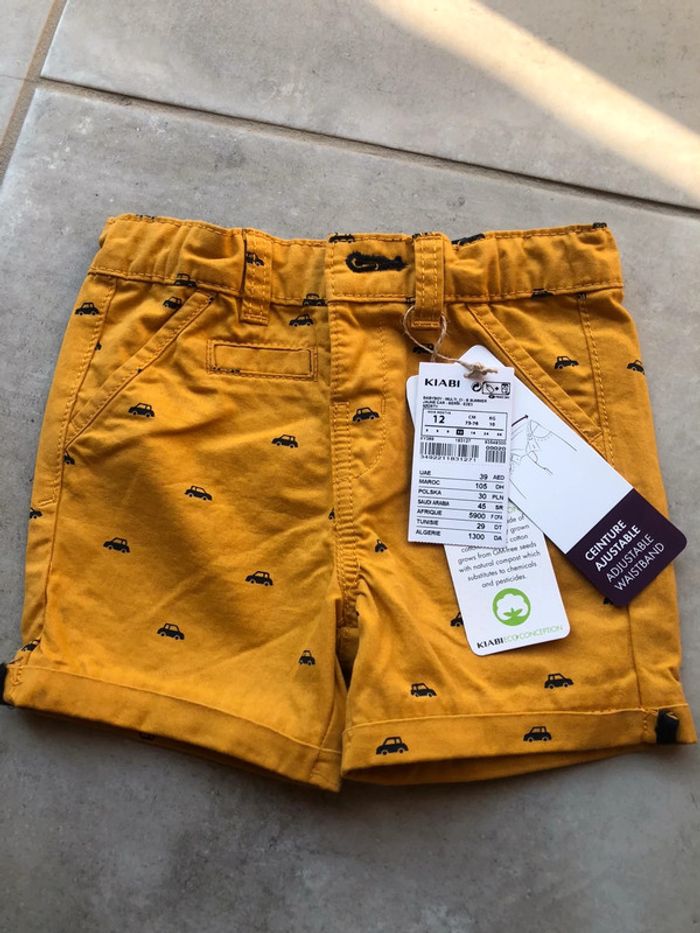 Petit short bébé garçon Kiabi 12 mois 73-76 cm neuf - photo numéro 3