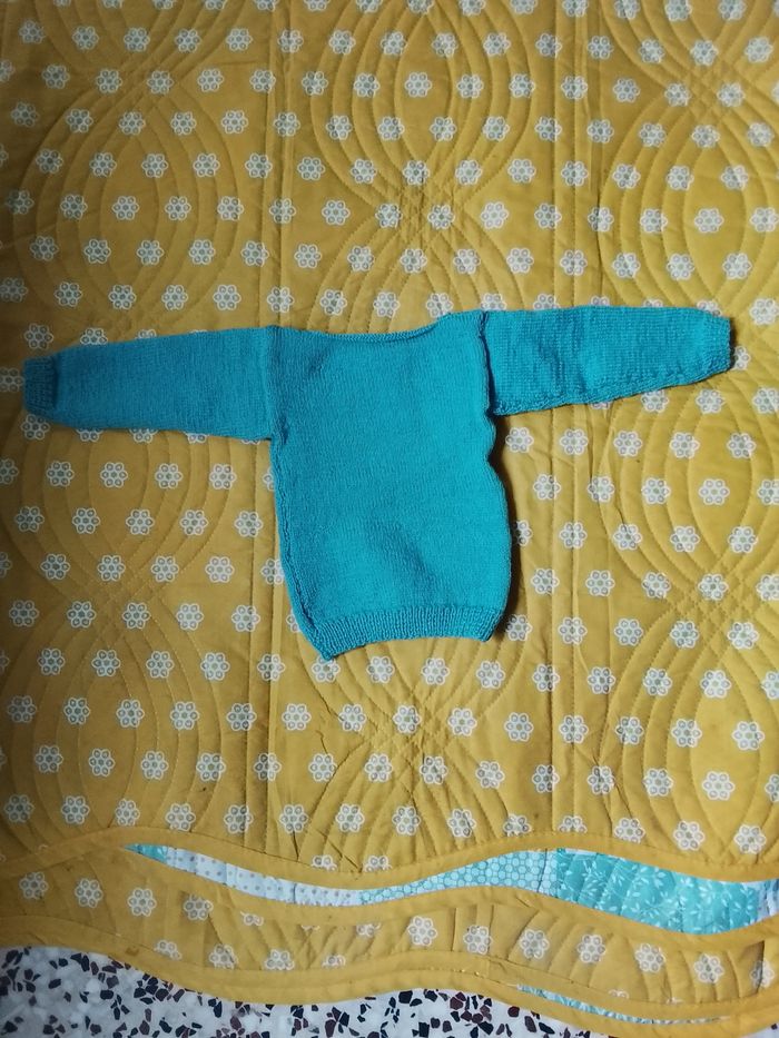 Pull fille 18 mois fait main