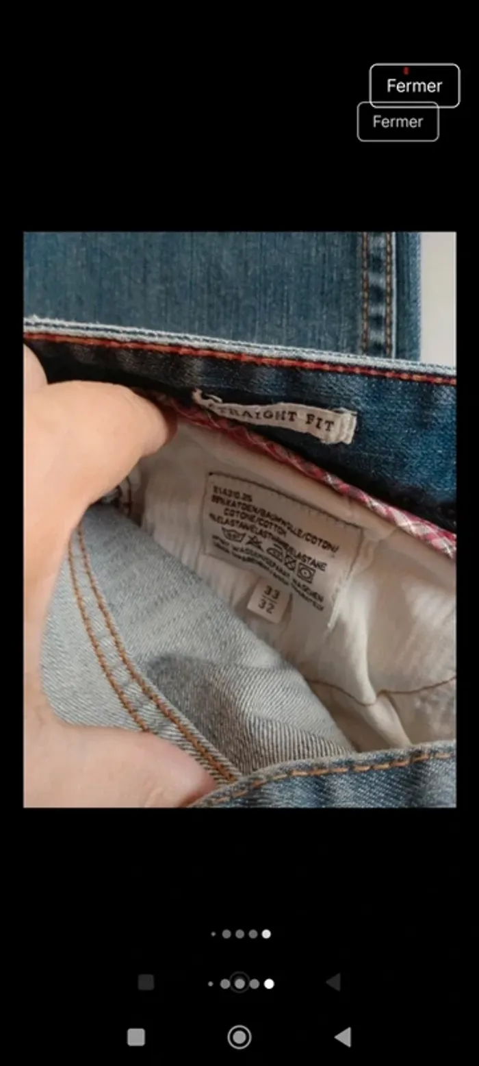 Pantalon jeans homme McGregor taille 42 coupe droite - photo numéro 11