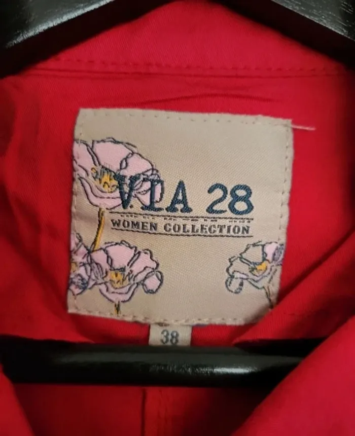 Veste d'été rouge - photo numéro 3