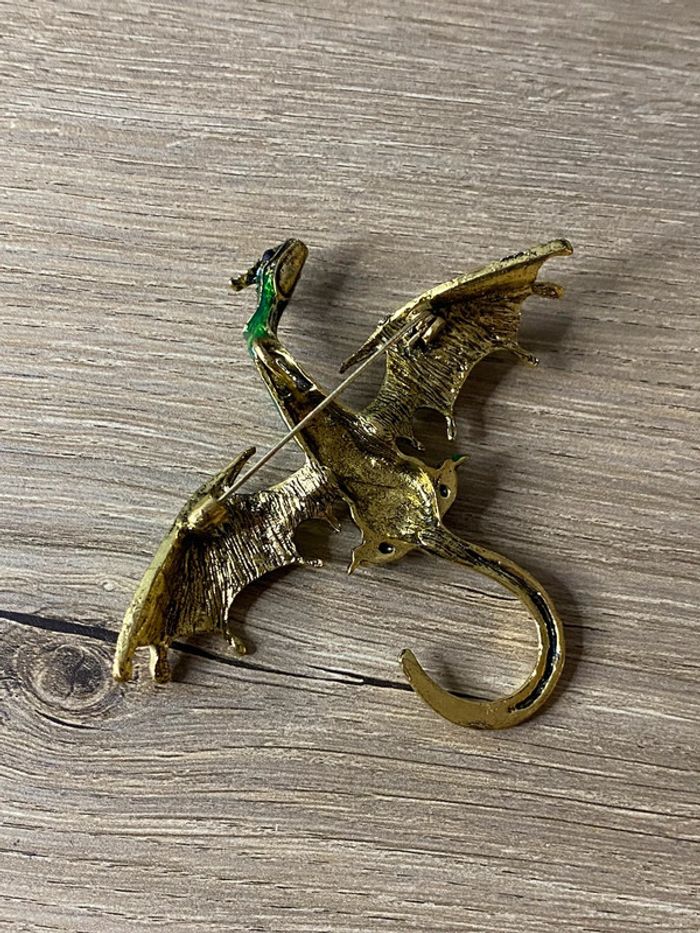 Broche dragon émaillé tendances - photo numéro 5