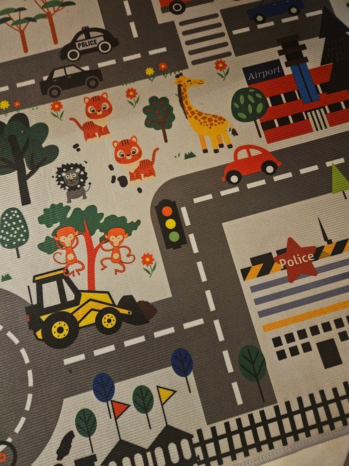 Tapis voiture jeu enfant 60x 90 cm - photo numéro 3