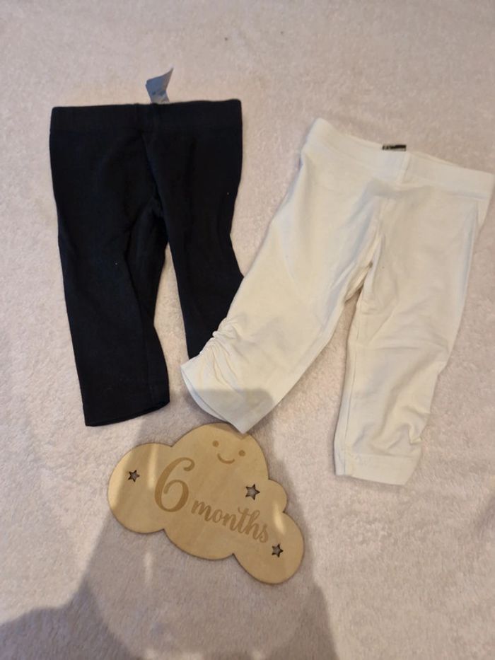 Leggings noir et blanc