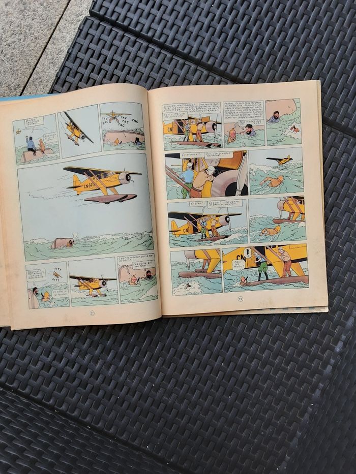 Bd herge les aventures de tintin le crabe aux pinces d or édition de 1959 - photo numéro 7