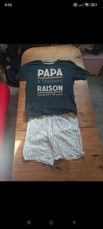 Pyjama 2 pieces homme