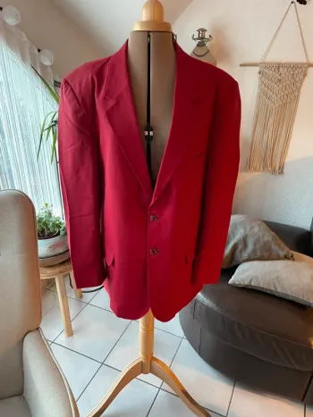 Blazer homme bordeau XL