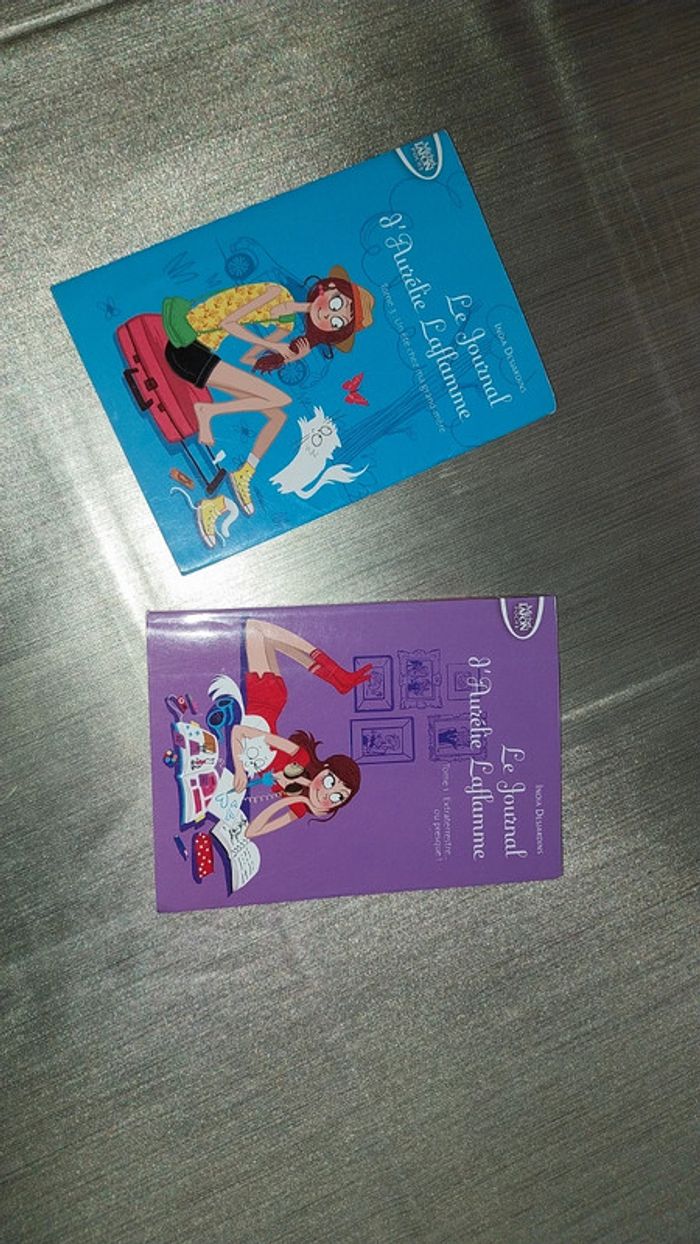 Lot de 2 livres 📚 Le journal dAurelie Laflamme très bon etat