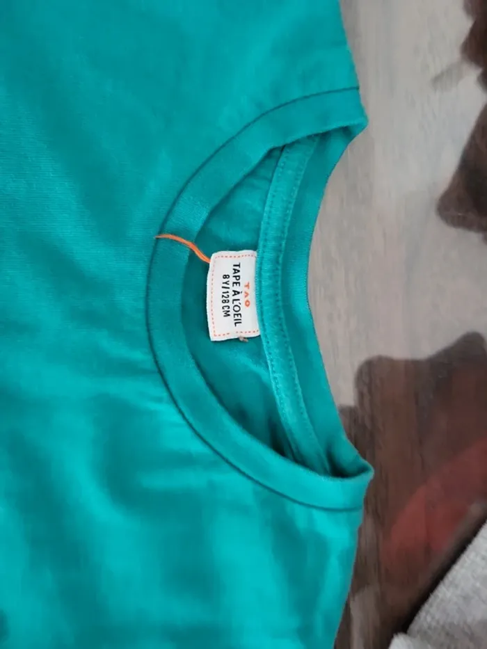 Tee shirt manche longue 8 ans tape a l oeil t28 cm - photo numéro 2