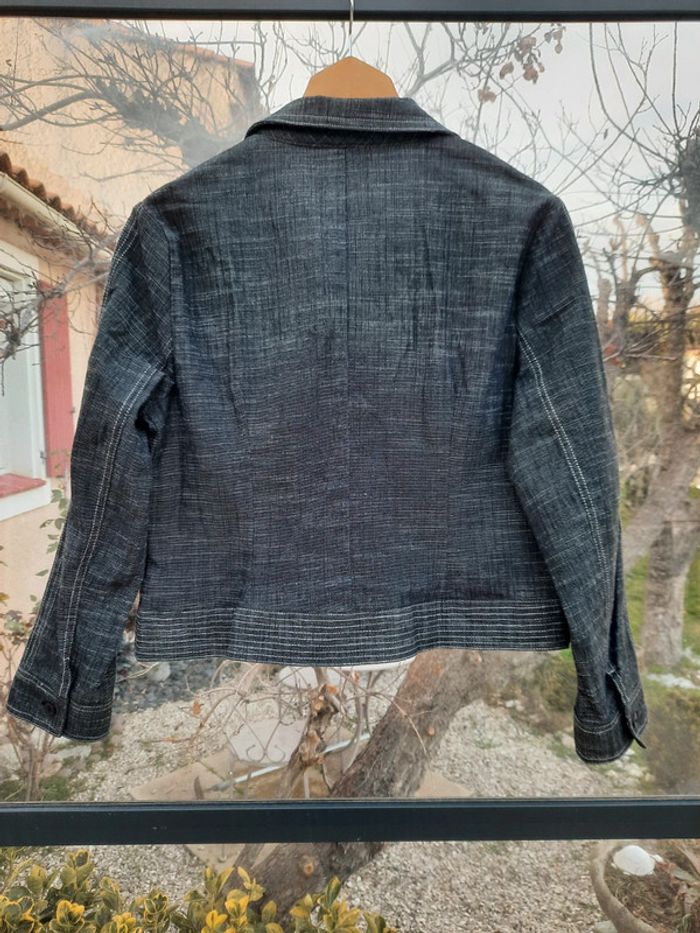 Veste blouson gris chiné T 40 - photo numéro 2
