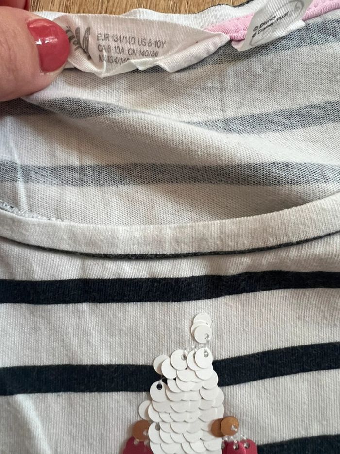 Vend lot de 9 vêtements fille H&M taille 8/9 ans très bon état - photo numéro 9