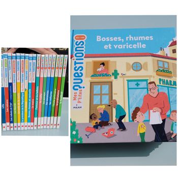 Livre Mes P'tites Questions : Bosses, rhumes et varicelle
