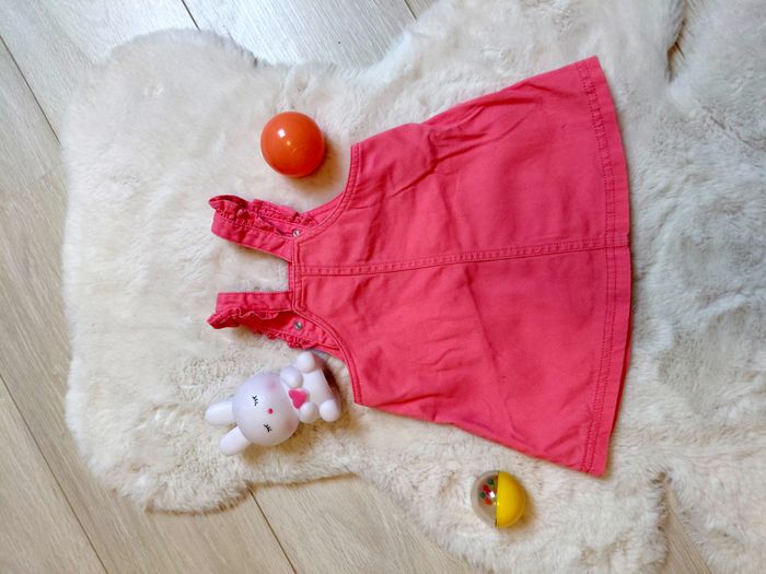 Robe en jean rose taille 6 mois - photo numéro 8