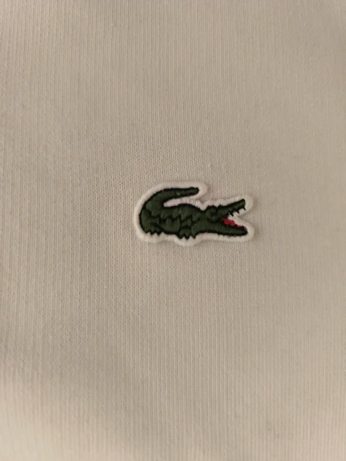 Sweat/Pull à capuche - Lacoste - Classic Fit - Blanc - Taille M - photo numéro 5