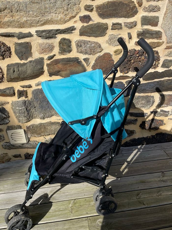 Poussette canne bleu turquoise - Baya 2 - Bébé 9 - photo numéro 10
