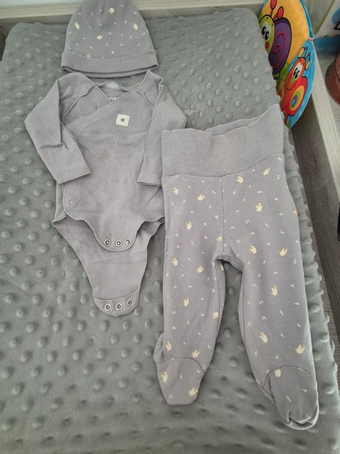 Ensemble 3 pièces bébé - photo numéro 2