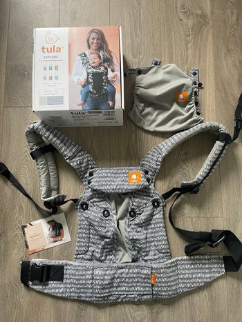 💙🤍Portage préformé prefo de la marque Tula modèle Explore Coast coloris 