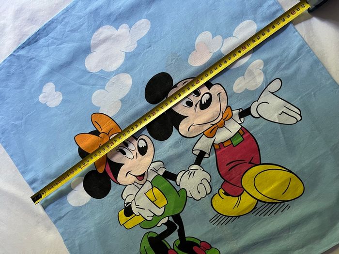 Taie d’oreiller vintage Disney Mickey et Minnie - photo numéro 3