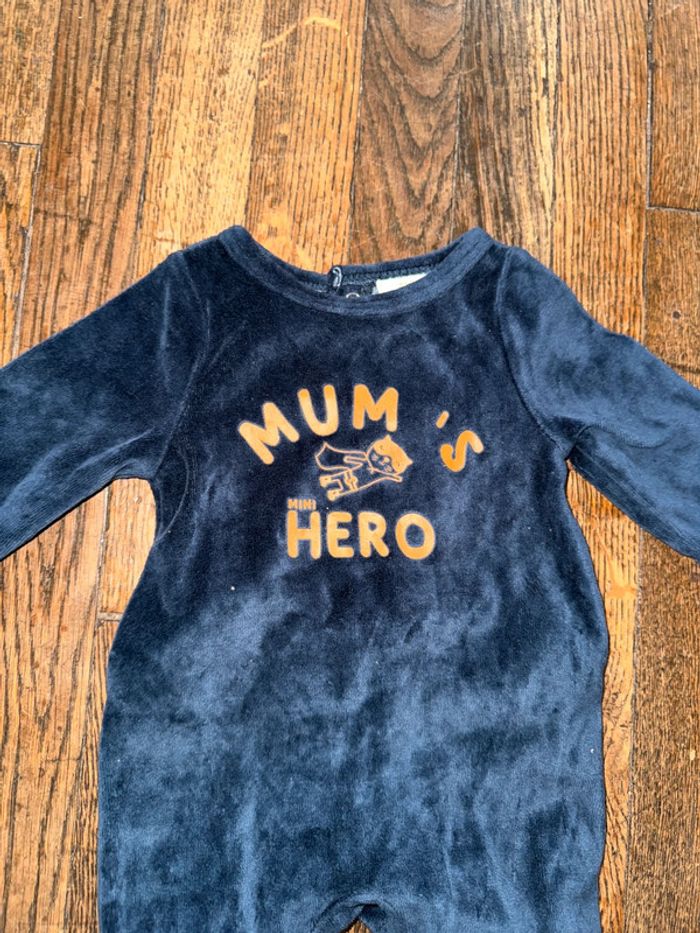 Pyjama velour tao 1 mois - photo numéro 2