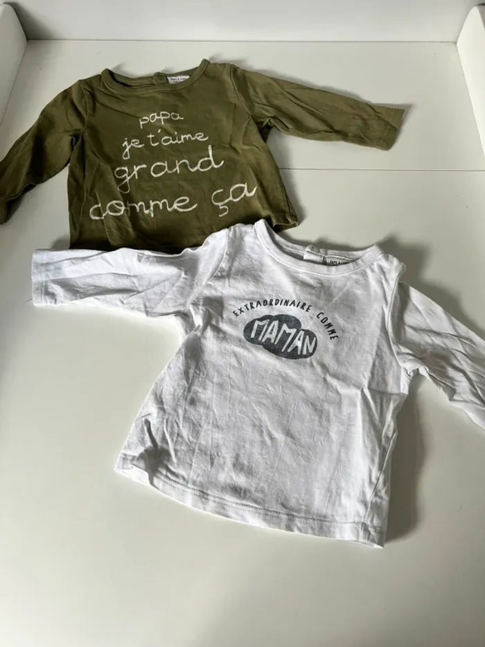 Tee Shirt manches longues 12 mois - photo numéro 2