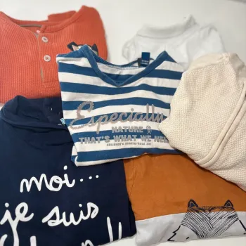 Lot de t-shirt et gilet 24 36 mois