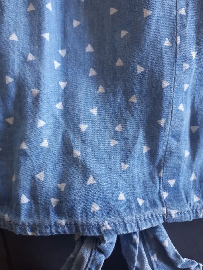 Jolie chemise coton sans manches 9-10 ans - photo numéro 7