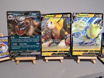 Lot de 3 cartes jumbo pokémon