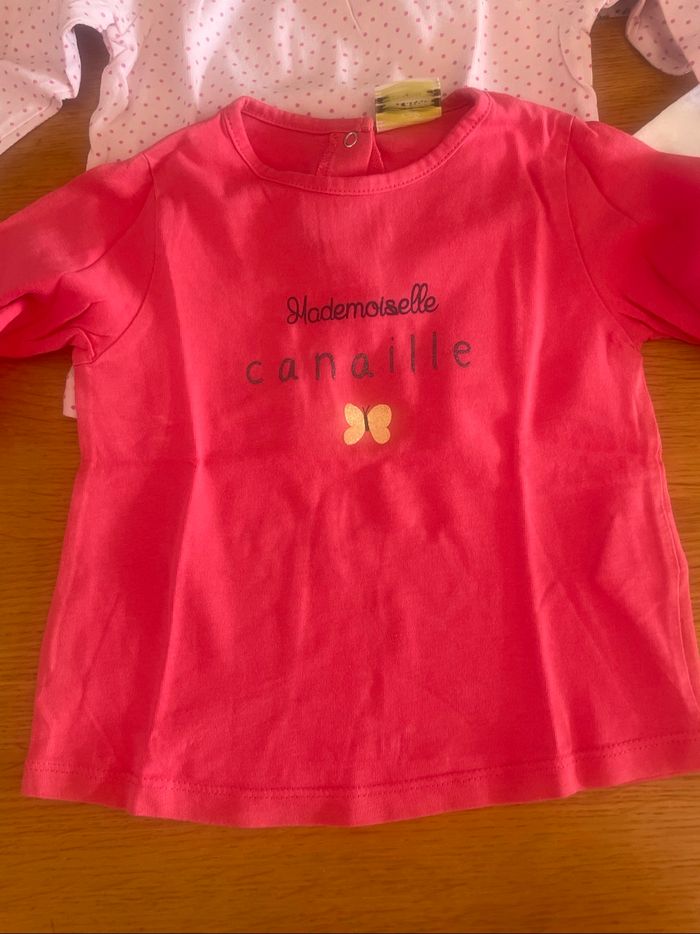 8 t-shirt et blouses manches longues fille 18 mois - photo numéro 4