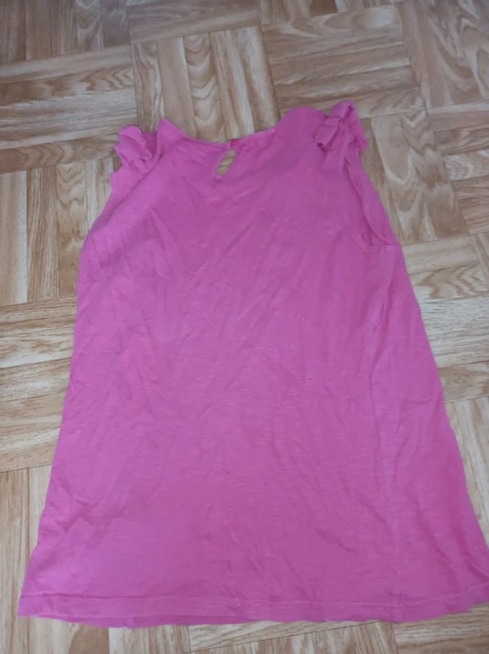 Débardeur fille Okaïdi rose en bon état - photo numéro 4