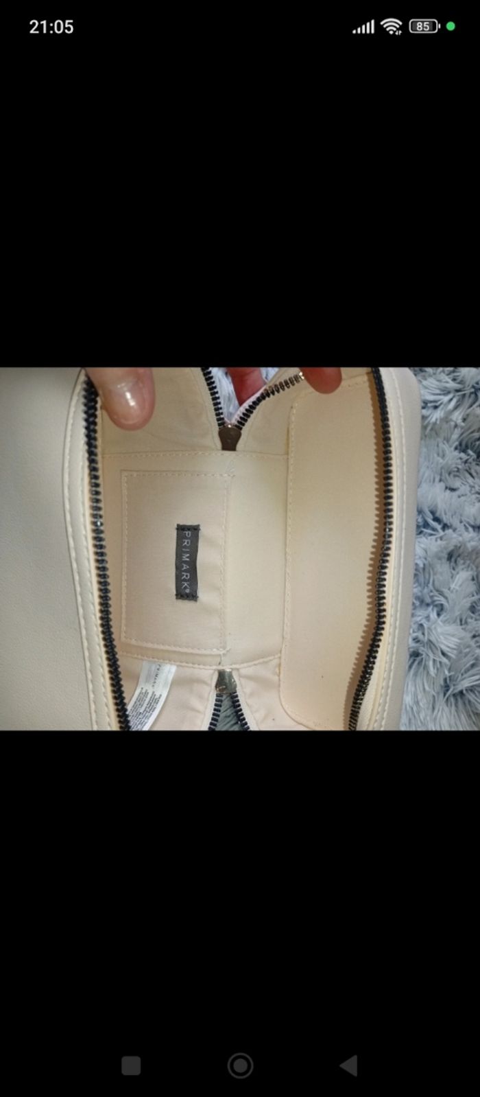 Sac bandoulière format vanity Primark – Crème/Beige – Très bon état - photo numéro 5