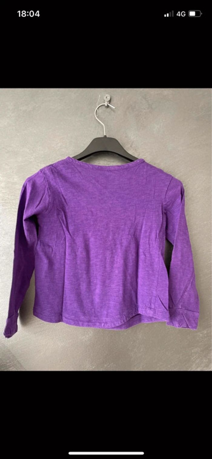 Sweat-shirt violet - photo numéro 4