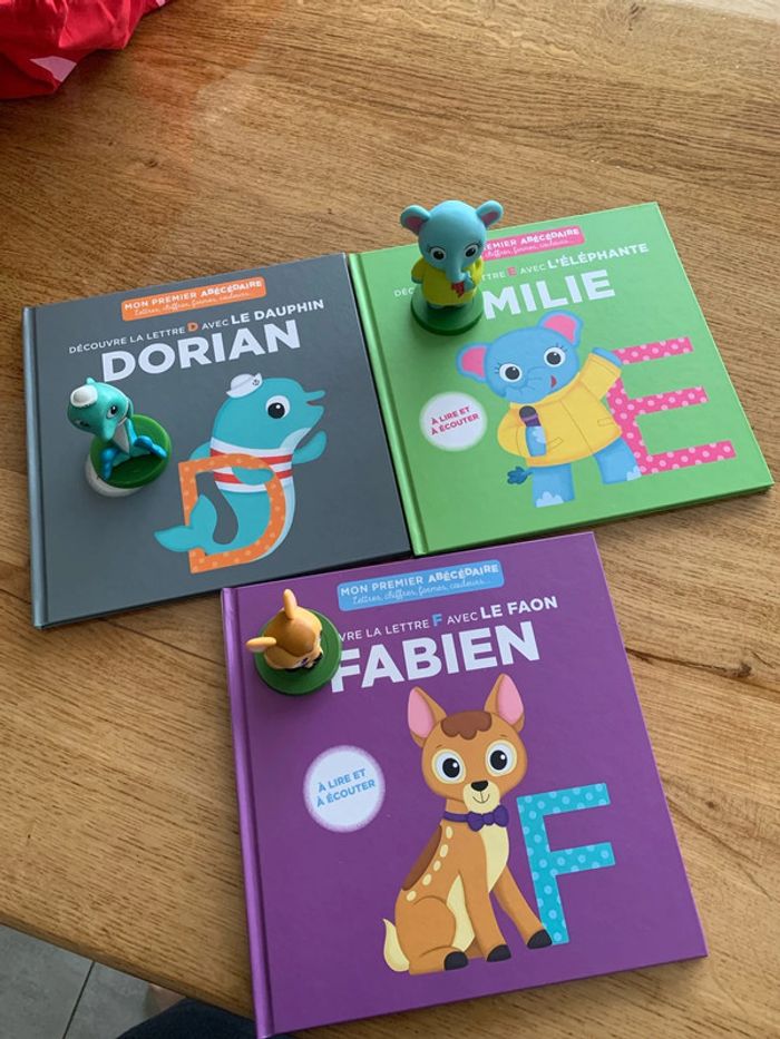 Lot Mon premier abécédaire lettre D - E - F