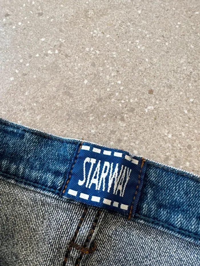 Jean bleu Starway, très bon état, 36x100cm - photo numéro 2