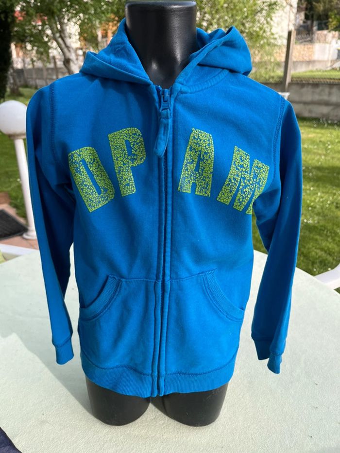 Gilet zippé bleu DPAM Taille 6 ans