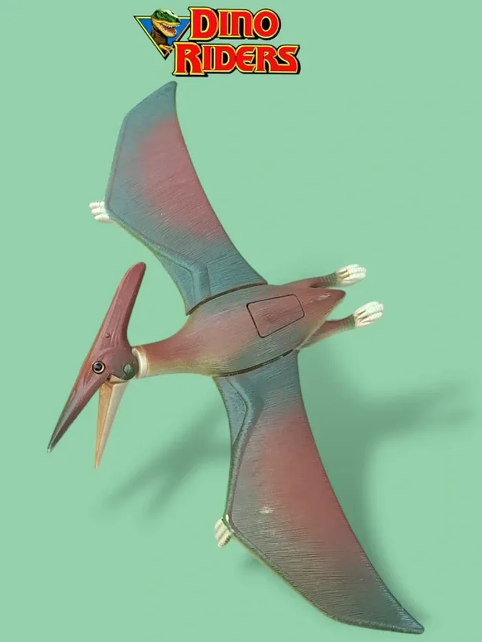 Dinosaure Dinoriders deinonychus+ triceratops + Pteranodon +figurine tyco vintage AB - photo numéro 5
